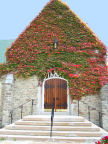 church in fall 2