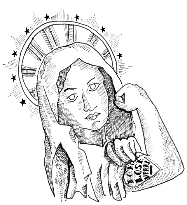 Mary as Rosie the Rivetter